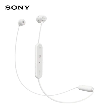 SONY WI-C300 Bezdrôtové Stereo Slúchadlá Bluetooth Športové Slúchadlá HIFI Hra Headset, Handsfree súprava s Mikrofónom pre iPhone/Samsung telefóny