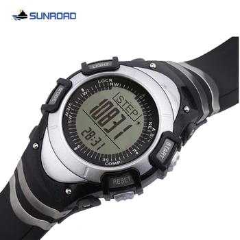 SUNROAD pánske hodinky vonkajšie športové hodinky vojenské vode odolný výškomer, barometer, kompas kroky kalórií študent náramkové hodinky