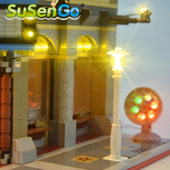 SuSenGo LED Svetla Kit Pre 10232 Tvorca Palace Cinema Kompatibilný S 15006 30006