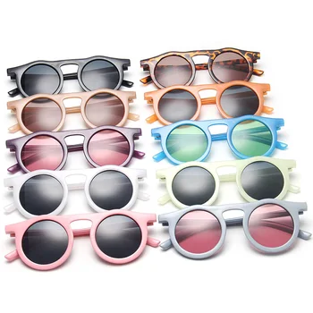 TAKŽE&EI Vintage Kolo Mužov slnečné Okuliare Značky Dizajnér Jelly Farba Rámu Okuliarov Ženy Móda Vonkajšie Tieni Slnečné Okuliare Oculos UV400