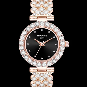 Top značky luxusné ženy diamant hodinky Japan quartz 5 atm nepremokavé dámske hodinky z nerezovej ocele módne reloj mujer