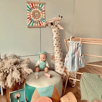 V Reálnom Živote Žirafa Plyšové Hračky Mäkké Plyšové Zvieratko Bábiky Izba Dekor Deti Deti Baby Darček K Narodeninám