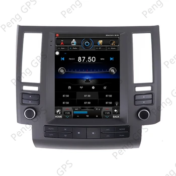 Vertikálne Obrazovke Multimediálny Prehrávač na Infiniti FX35 FX45 2003-2006 Auta, FM Rádio, GPS Navigácie Tesla Štýl Vedúci Jednotky Android 8.1