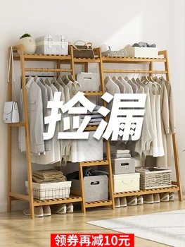 Veľká kapacita izby jednoduché oblečenie záves hornej skladovanie poschodí spálňa úspora priestoru pre domácnosť multi-funkčné masívneho dreva skrine