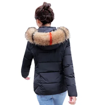Veľké Kožušiny Golier Dolu Bavlna Kabát Žena Bunda Parka Jeseň Zimný Kabát Ženy Oblečenie 2020 kórejský Vintage Topy Plus Veľkosť ZT4705
