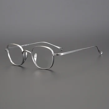 Vintage Mužov Optické Okuliare, Rám Námestie Ženy Predpis Krátkozrakosť Titánové Okuliare Rámy Okuliarov Luxusné Okuliare