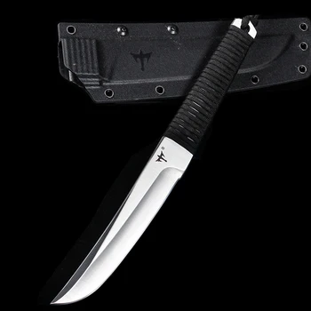 Voltron oblasti prežitie nôž, vonkajší nôž,vysokú tvrdosť rovný nôž,ostré wild self-defense nosiť nôž