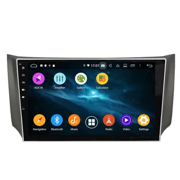 Vstavaný DSP Android 9.0 Auto DVD prehrávač, GPS GLONSS Navigácia Pre Nissan sylphy Sentra pulsar 2012-2017 auto multimediálne stereo