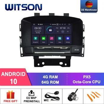 WITSON PX5 Android 10. IPS HD Displej pre Opel Astra J Cascada AUTO, DVD, STEREO 4GB RAM+64GB FLASH 8 Octa-Core+DVR/WIFI+DSP+DAB+OBD