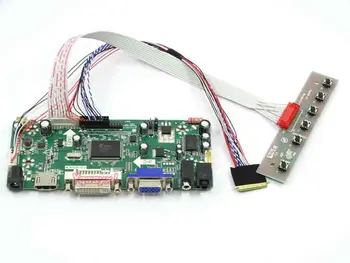 Yqwsyxl riadiacej Dosky Monitora Držiak pre LTN156AR21-002 HDMI + DVI + VGA LCD LED displej Regulátora Rada Ovládač