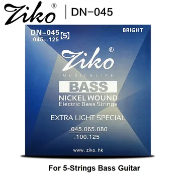 Ziko Electric Bass Strings 4 Nikel Rany, Extar Svetlo Špeciálne Basová Gitara Tiež k Dispozícii v 5 reťazcov