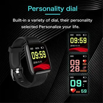 Športové Fitness Tracker Inteligentný Náramok Bluetooth Smart Hodinky Srdcového tepu Telefón Mate pre Mužov, Ženy Chlapci Dievčatá